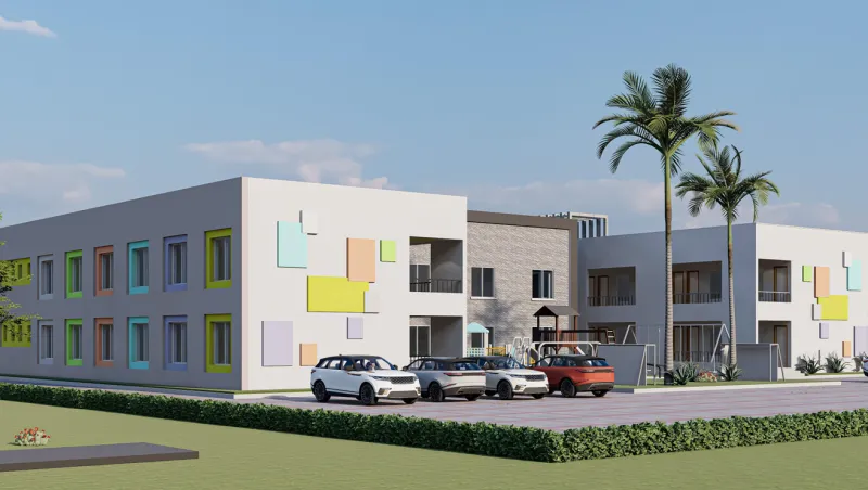 Primary school concept rendering